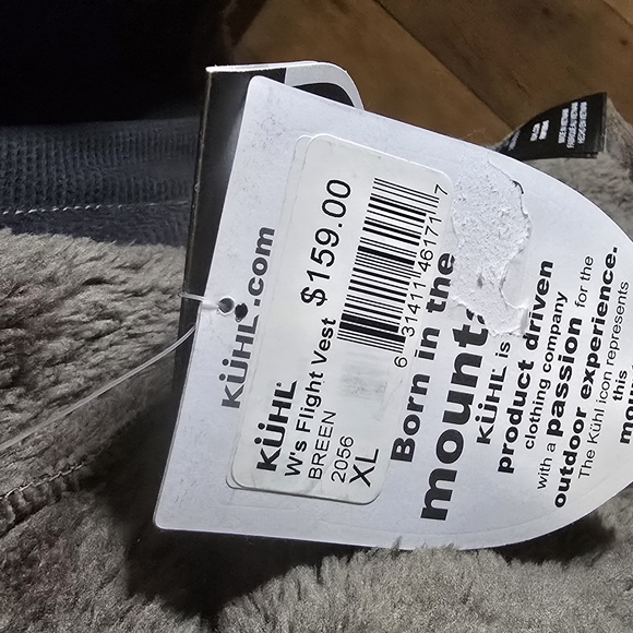 KUHL Gray Fuzzy Zip-Up Jacket - Picture 8 of 8